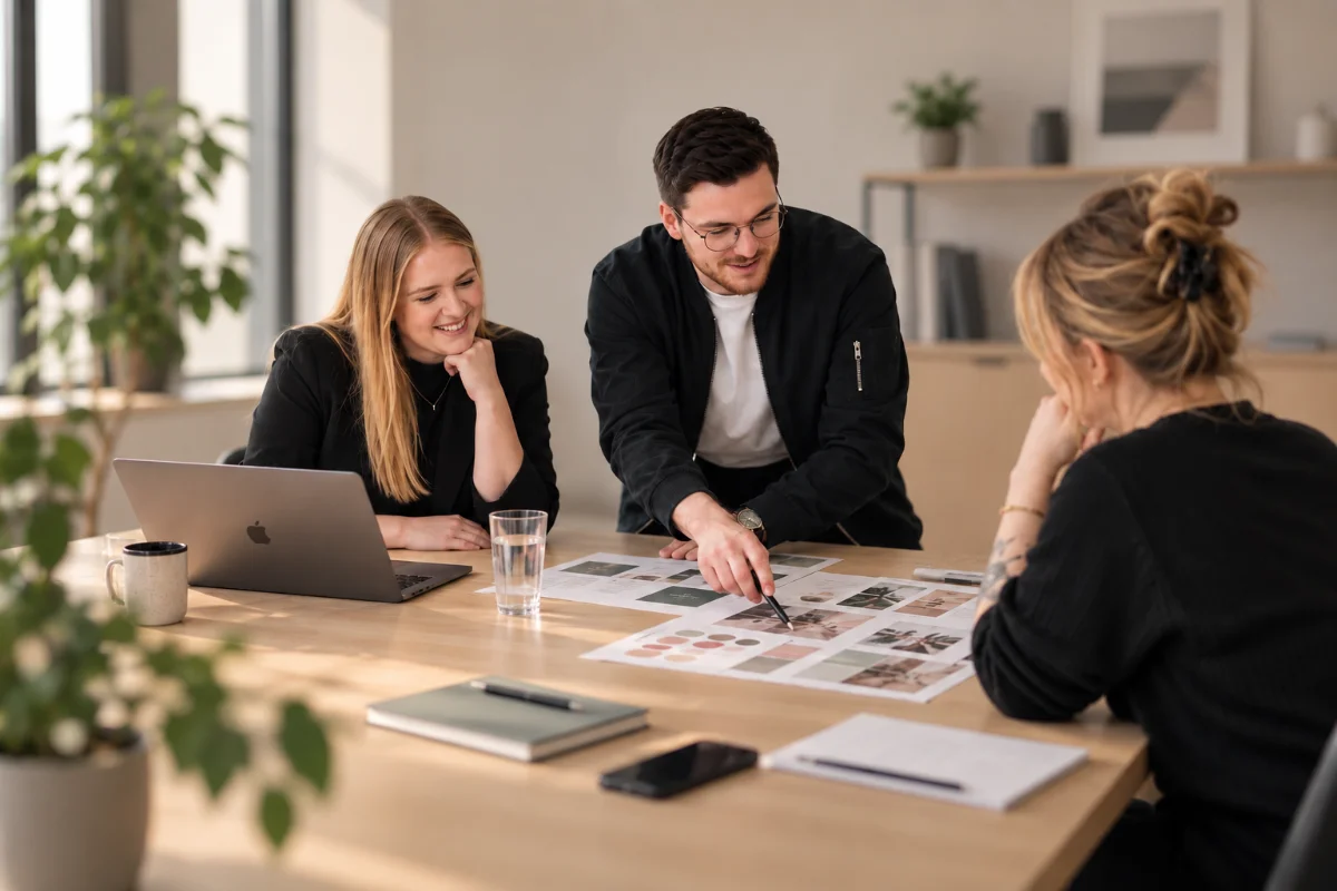 Team bei der Arbeit